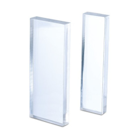 EFCO - Support à Tampon en Acrylique - 10x4 X 1 / 10x2,5 X 1 cm - 2 Pièces - Transparent