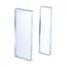 EFCO - Support à Tampon en Acrylique - 10x4 X 1 / 10x2,5 X 1 cm - 2 Pièces - Transparent