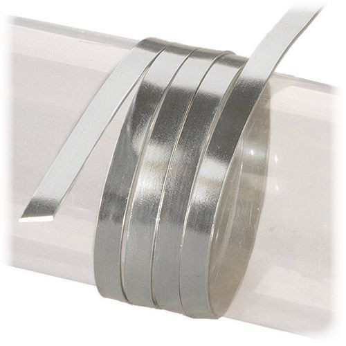 EFCO - Fil Aluminium Anodisé - Plat - 1 X 5 mm - 2 m - Argenté