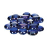 EFCO - Nuggets en Verre Irisé - 18 - 20 mm - 100 g / Env. 20 Pièces - Bleu