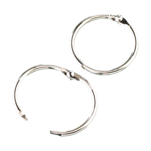 EFCO - Anneau en Métal Ouvert - 25 / 30 mm - 4 Pièces - Nickelé