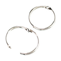 EFCO - Anneau en Métal Ouvert - 25 / 30 mm - 4 Pièces - Nickelé