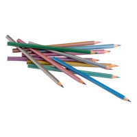 JOLLY - 12 SUPERSTICKS SPARKLING - Crayons de Couleur Métallisés