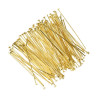 EFCO - Tiges Clou à Tête Plate - 50 X 1,5 X 0,7 mm - 100 Pièces - Couleur Dorée
