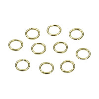 EFCO - Anneaux - Ronds - Ø4,8 mm - 10 Pièces - Couleur Dorée