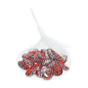 EFCO - Nuggets en Verre Irisé - 18 - 20 mm - 100 g / Env. 20 Pièces - Rouge