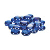 EFCO - Nuggets en Verre Irisé - 18 - 20 mm - 100 g / Env. 20 Pièces - Bleu Clair