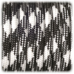 EFCO - Paracorde - Mélange de Couleurs - 4MM X 4M - 1 Pièce - Noir / Blanc