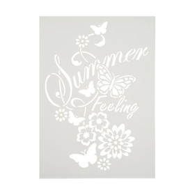 EFCO - Pochoir - Summer Feeling - DIN A4 - Lot de 1