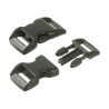EFCO - Boucle Plastique à Clipser - 16 / 20 mm - 100 Pièces - Noir