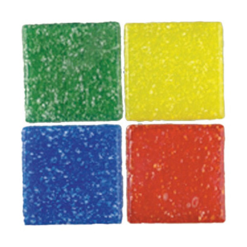 EFCO - MosaixPro - Cailloux de Verre - 10 X 10 X 4 mm - 200 g Env. 302 Pièces - Couleurs Assorties
