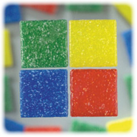 EFCO - MosaixPro - Cailloux de Verre - 10 X 10 X 4 mm - 200 g Env. 302 Pièces - Couleurs Assorties