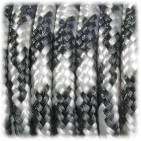 EFCO - Paracorde - Mélange de Couleurs - 2MM X 4M - 1 Pièce - Noir / Blanc
