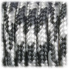 EFCO - Paracorde - Mélange de Couleurs - 2MM X 4M - 1 Pièce - Noir / Blanc