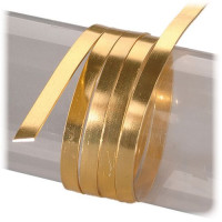 EFCO - Fil Aluminium Anodisé - Plat - 1 X 5 mm - 2 m - Doré