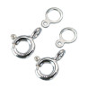 EFCO - Accessoire Bijoux - Fermoir à Ressort 925 / Lot de 2 - 8 mm - 2 Pièces - Argent 925