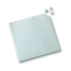 EFCO - Coussinets Adhésifs - Double Face - 5 X 5 X 3 mm / 10 X 14 cm - 560 Pièces - Blanc