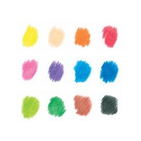 MILAN - Boîte de 12 Crayons de Couleur - MAXI Triangulaire