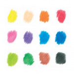 MILAN - Box of 12 Coloured Pencils - MAXI Triangular