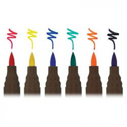 MILAN - Boîte de 6 Feutres Textile pour Tissu