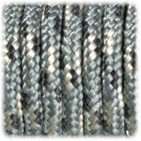 EFCO - Paracorde - Mélange de Couleurs - 2MM X 4M - 1 Pièce - Noir / Gris / Blanc