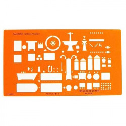 STANDARDGRAPH - 7350 - Trace-Sanitaires Modèle II - 1/50