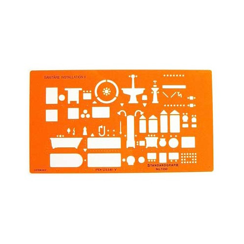 STANDARDGRAPH - 7350 - Trace-Sanitaires Modèle II - 1/50