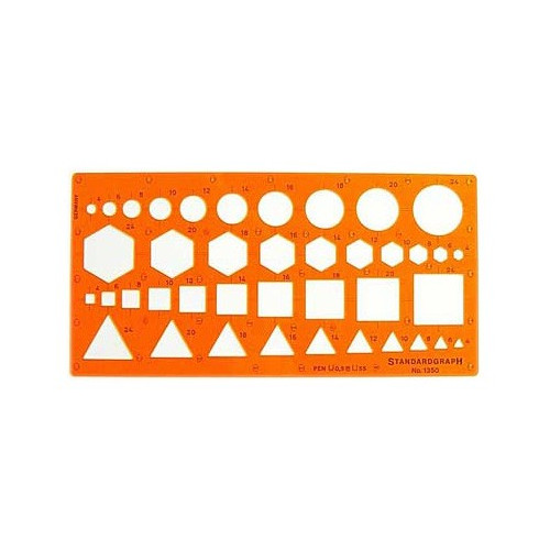 STANDARDGRAPH - 1350 - Combined Symbols Template