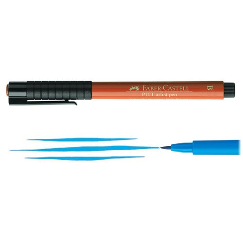 Faber-Castell - Feutre PITT® Artist Pen - Pointe Pinceau "Brush" (B)