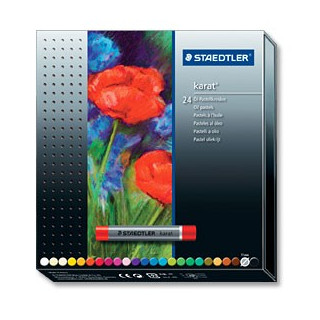 STAEDTLER - Karat® Oil Pastels - Set de 24 Pastels à l'Huile