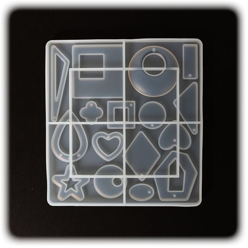 PENTART - Silicone Resin Mould - Earrings and Pendants