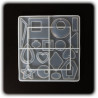 PENTART - Silicone Resin Mould - Earrings and Pendants