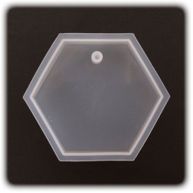 PENTART - Silicone Resin Mould - Hexagon 8x1,2
