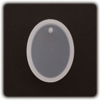 PENTART - Moule Silicone Résine - Ovale 2,2x2,9x0,8