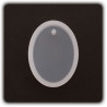 PENTART - Silicone Resin Mould - Oval 2,2x2,9x0,8