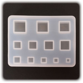 PENTART - Silicone Resin Mould - Square 6,6x8,6x1,6