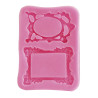 PENTART - Moule Silicone Résine - 2 Cadres 10x7x1