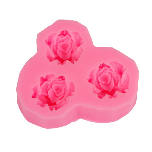 PENTART - Silicone Resin Mould - 3 Roses