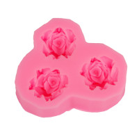 PENTART - Silicone Resin Mould - 3 Roses