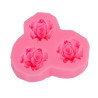 PENTART - Moule Silicone Résine - 3 Roses