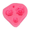PENTART - Moule Silicone Résine - 4 Roses