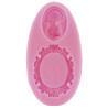PENTART - Silicone Resin Mould - Cameo & Oval Frame 9.3x4.8x1