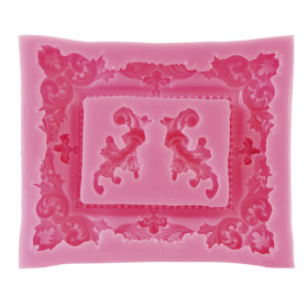 PENTART - Moule Silicone Résine - Cadre 11.5x10x1.5