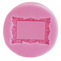 PENTART - Moule Silicone Résine - Cadre 6.5x6.5x1.1