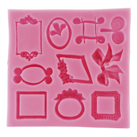 PENTART - Silicone Resin Mould - Mini Frames 10.5x10.2x1