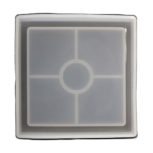 PENTART - Silicone Resin Mould - Soap Dish Square - 19x19cm