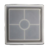 PENTART - Silicone Resin Mould - Soap Dish Square - 19x19cm