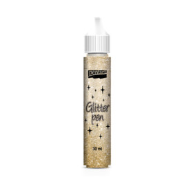 PENTART - Stylo Pailleté Glitter Pen Doré - 30ml