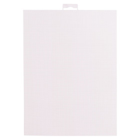 VAESSEN CREATIVE - Plastic Canvas - 21 x 28 cm - 14 ct - White