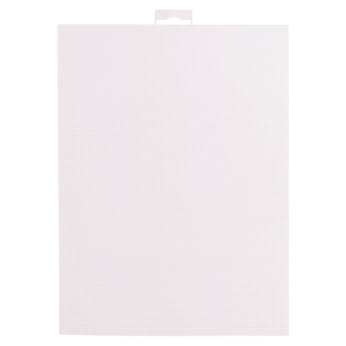 VAESSEN CREATIVE - Plastic Canvas - 21 x 28 cm - 14 ct - White
